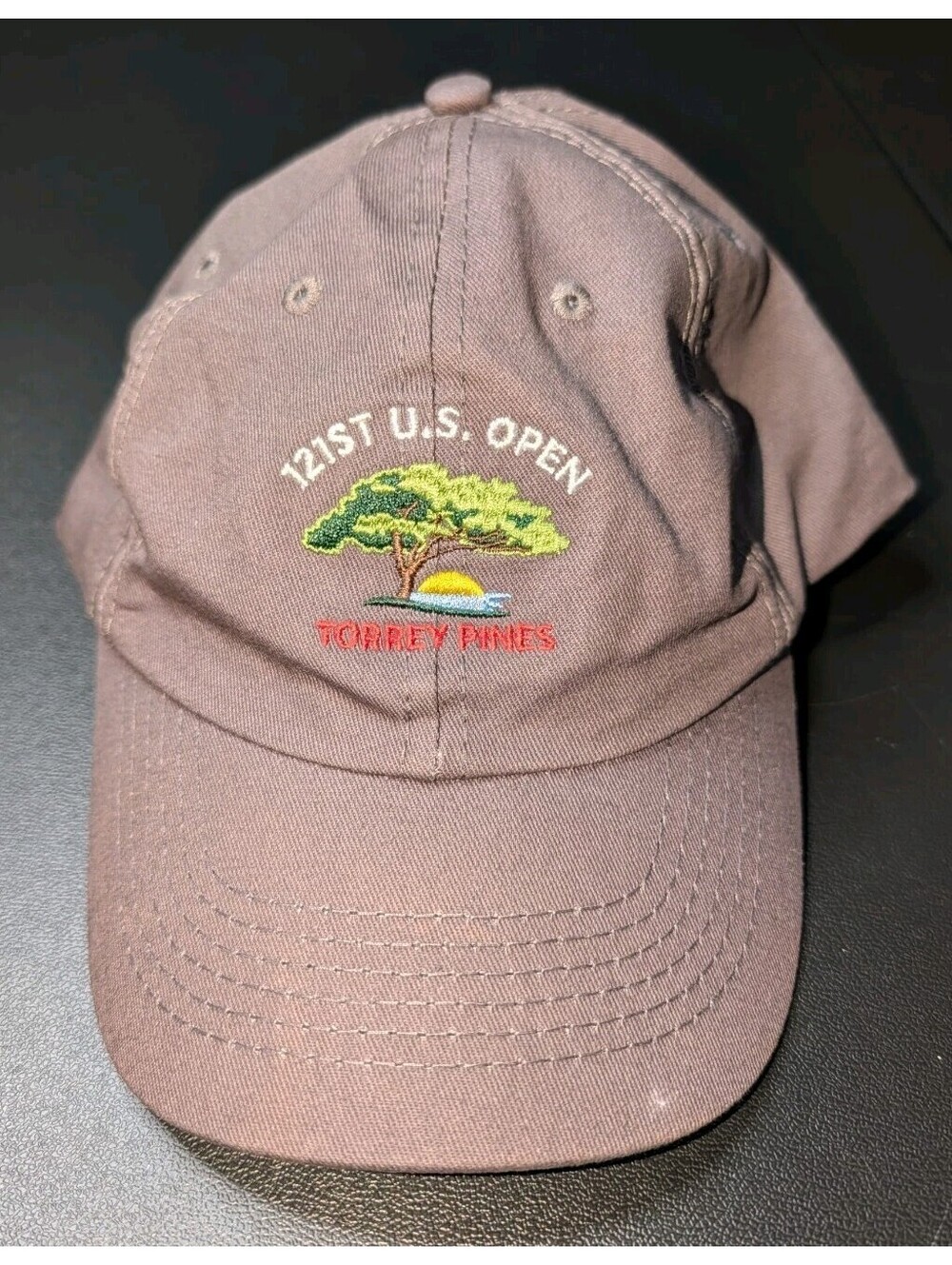 121st US Open Hat Torrey Pines 2021 Golf USGA Member Gray Adjustable Strap